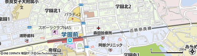 ａｓｙｏｕ学園前店周辺の地図