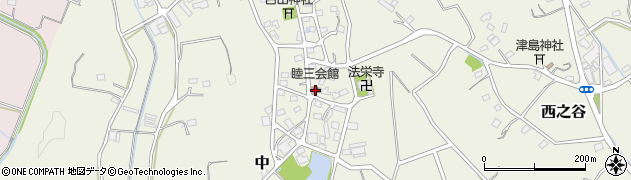 掛川市役所　睦三会館周辺の地図