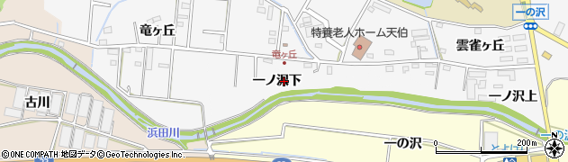 愛知県豊橋市西七根町一ノ沢下周辺の地図