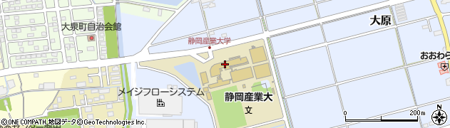 静岡産業大学　経営学部・総合スポーツクラブ運営事務局周辺の地図