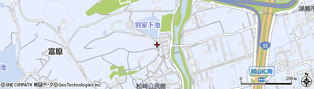 岡山県岡山市北区富原2219周辺の地図