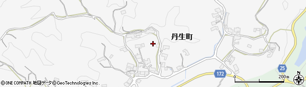 奈良県奈良市丹生町周辺の地図
