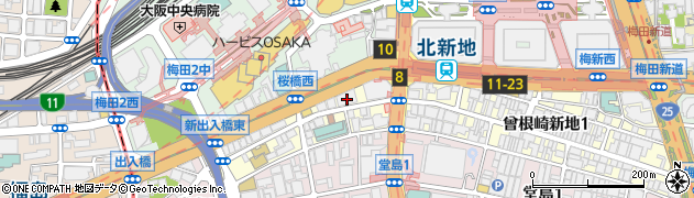 東急スポーツオアシス　梅田周辺の地図