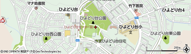 兵庫県神戸市北区ひよどり台周辺の地図