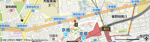株式会社議事録発行センター　大阪営業所周辺の地図