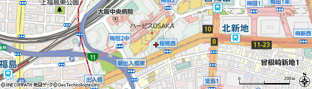 株式会社テレコムスクエア　関西営業所周辺の地図