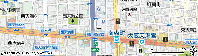 阪神建工株式会社　大阪営業所周辺の地図