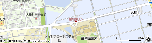 静岡産業大学周辺の地図