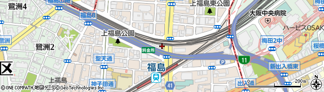 壱屋　福島店周辺の地図