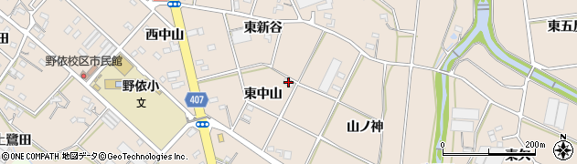 愛知県豊橋市野依町東新谷46周辺の地図