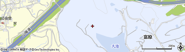 岡山県岡山市北区富原1646周辺の地図