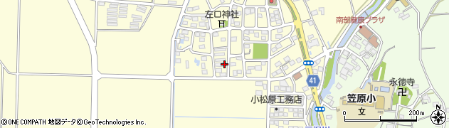 静岡県袋井市岡崎2024周辺の地図