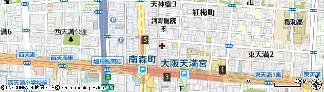 天神橋二丁目商店街事業協同組合周辺の地図