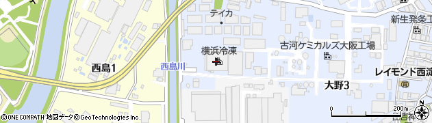 横浜冷凍株式会社　西淀物流センター周辺の地図