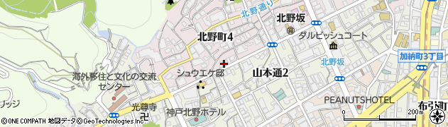 神戸北野ホームズ周辺の地図