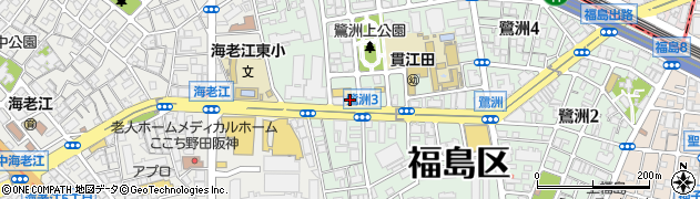 関西教育アカデミー鷺洲校周辺の地図