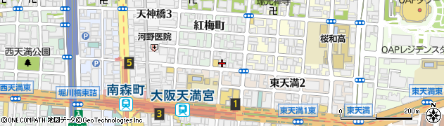 グッドライフケア訪問介護大阪北周辺の地図