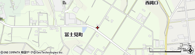 愛知県豊橋市冨士見町周辺の地図