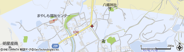 岡山県岡山市北区松尾周辺の地図