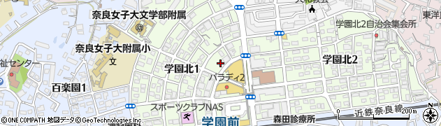 ホットヨガスタジオ ラバ 学園前店(LAVA)周辺の地図