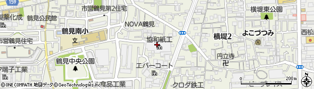 協和紙工株式会社　本社業務周辺の地図