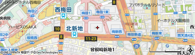 串かつ でんがな 大阪駅前第2ビル店周辺の地図