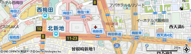 長屋オムライス 大阪駅前第3ビル店周辺の地図