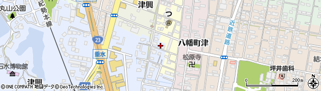 三重県津市垂水4周辺の地図