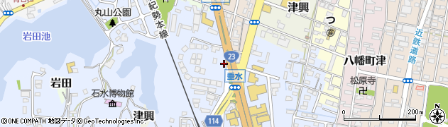 三重県津市垂水258周辺の地図