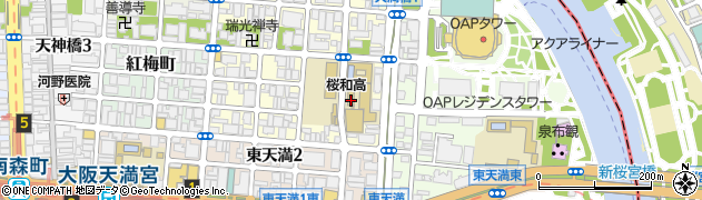 大阪府立桜和高等学校周辺の地図