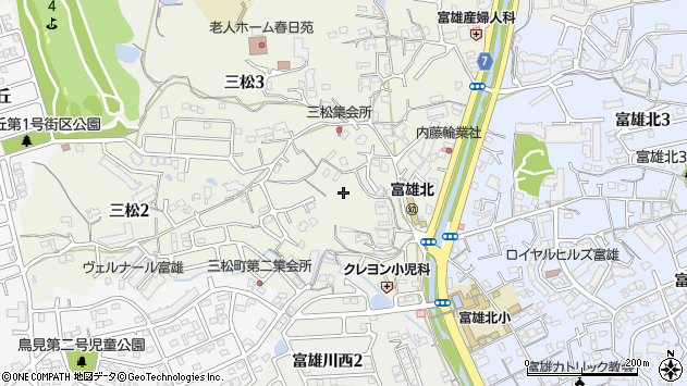 〒631-0074 奈良県奈良市三松の地図