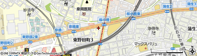 大阪京橋ひかり整体院周辺の地図