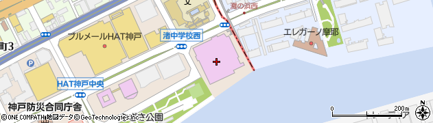 兵庫県立美術館周辺の地図