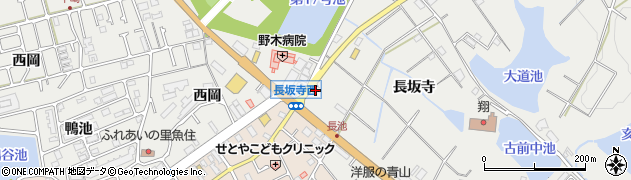 兵庫県明石市魚住町長坂寺802周辺の地図