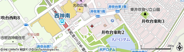 神戸　ピアノ調律センター周辺の地図