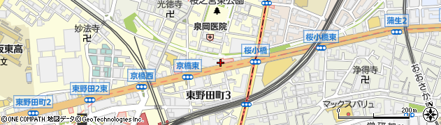 ニッポンレンタカーＪＲ京橋駅国道一号線営業所周辺の地図