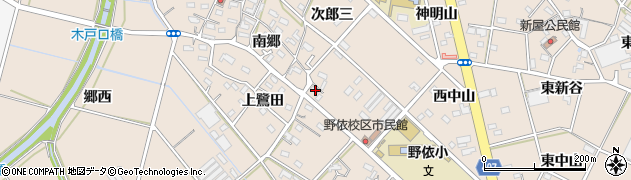愛知県豊橋市野依町南郷74周辺の地図