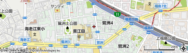 隠れ家個室 tsubakiya 福島本店周辺の地図