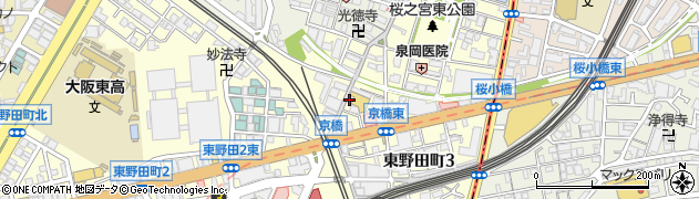 和洋吟菜 串もんや笛 京橋店周辺の地図