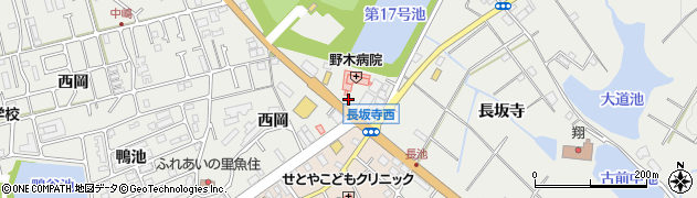 兵庫県明石市魚住町長坂寺1004周辺の地図