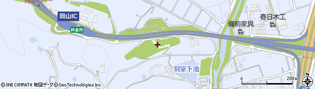 岡山県岡山市北区富原2392周辺の地図