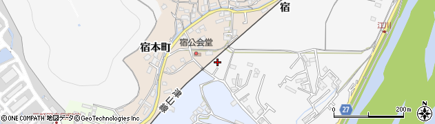 岡山県岡山市北区宿341周辺の地図