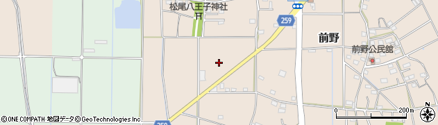 磐田竜洋線周辺の地図
