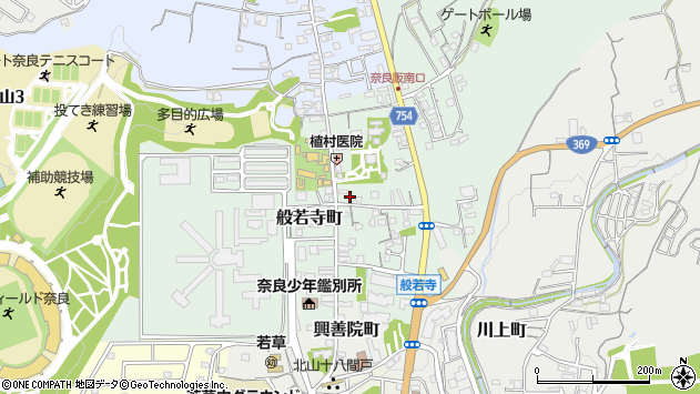 〒630-8102 奈良県奈良市般若寺町の地図