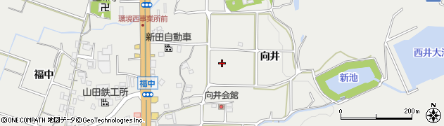 兵庫県神戸市西区平野町（向井）周辺の地図