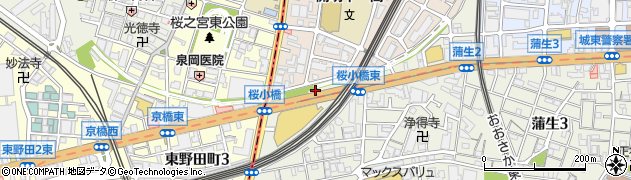 炭火焼肉 河内屋 京橋店周辺の地図