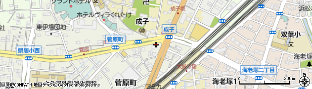 純福音　浜松教会周辺の地図