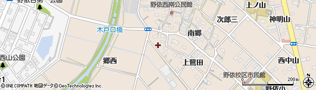 愛知県豊橋市野依町南郷81周辺の地図