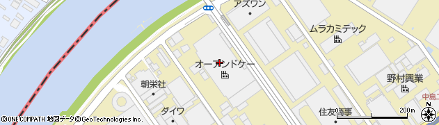 株式会社オーアンドケー　大阪工場周辺の地図