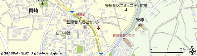 静岡県袋井市岡崎2206周辺の地図
